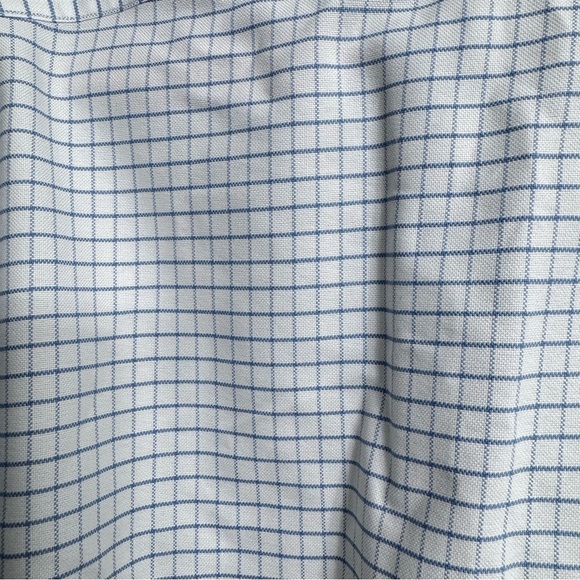 Ralph Lauren Yarmouth Dress Shirt White Blue Check Men’s 17-35 100% Cotton - Picture 6 of 6